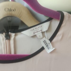 Ted Baker Ivory Top with Black Accents